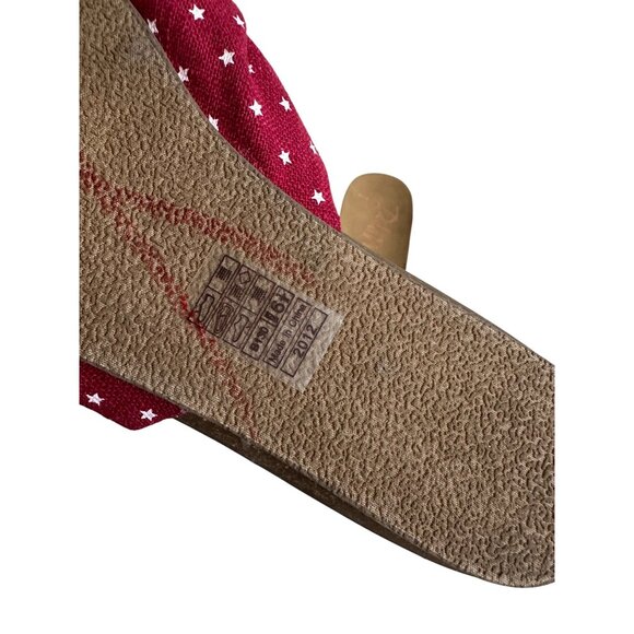 BLOWFISH Red White Polka Dot Slide Sandals Size 6.5 - Picture 2 of 5